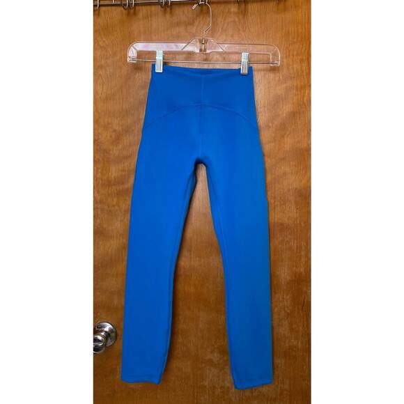 Lululemon InStill High-Rise Tight 23” Poolside Blue Nulu Luxtreme Size 0 Crop - Picture 1 of 7